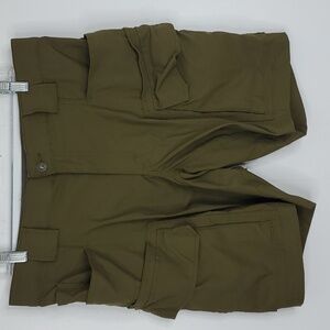 Men's Olive Green Cargo Shorts - Durable Everyday Wear